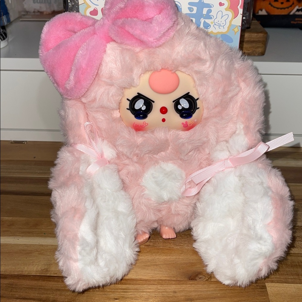 Baby Three Happy Day Rare Crying Eyes and Pink Hair
